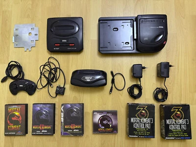 Sega Mega CD Drive 2 32X MK 1,2,3 Sammler Controller MK3 Zubehörpaket OVP - Bild 1 von 4