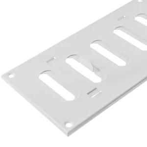 8" x 4" Inch White Adjustable Air Wall Vent Cover - Indoor Outdoor Metal Gril... - Picture 1 of 7