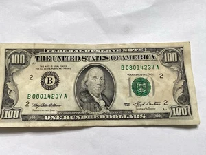 1993 $100 Bill New York Low Serial # In Nice Circulated Condition - Picture 1 of 8