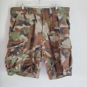 Polo Ralph Lauren Shorts Herren 38 grün braun Camouflage Cargo Polo Chino Field Utility - Bild 1 von 11