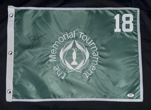 JACK NICKLAUS PSA/DNA COA SIGNED AUTOGRAPH  2025 THE MEMORIAL  FLAG - Picture 1 of 2