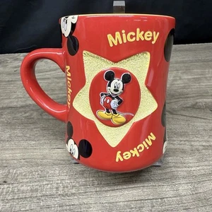 Vintage Walt Disney World 3D Mickey Mouse Chip Coffee Mug Cup Collectable Star - Picture 1 of 6