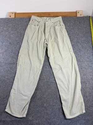 Lucky Brand Pants Mens 32x32 Beige Corduroy 361 Vintage Baggy Button Fly Loose - Image 1 of 4
