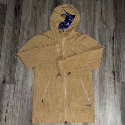 Burton Dryride Women’s Size M Medium Brown Tan Spring Jacket Rain Coat - Image 1 of 4