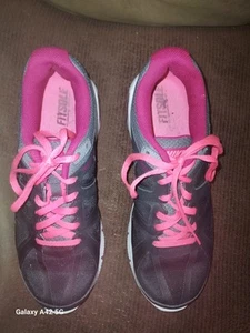 Nike Air Max Run Lite 4 Black & Magenta - Picture 1 of 5