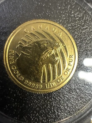 2016 Growling Cougar 1:10 проба 24k 99999 редкая Johnathan Forrest QE 2 3,11 G - Изображение 1 из 4
