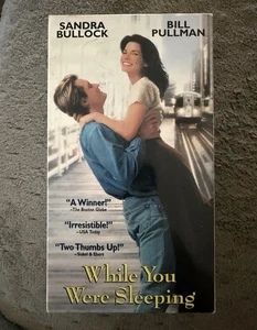 Vintage 1995 VHS Movie While You Were Sleeping- Sandra Bullock And Bill Pullman - Picture 1 of 6