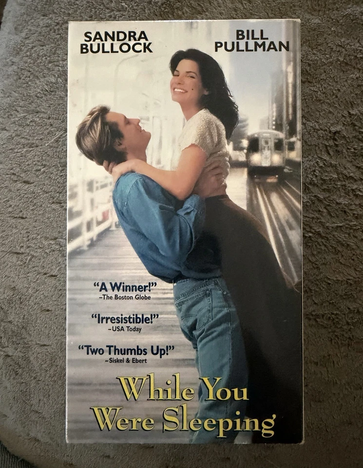 Vintage 1995 VHS Movie While You Were Sleeping- Sandra Bullock And Bill Pullman - Image 1 of 4