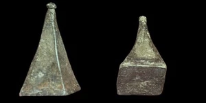 Palembang Sumatra Indonesia Malay Peninsula CONICAL INGOT Pyramid Money Coin - Picture 1 of 3