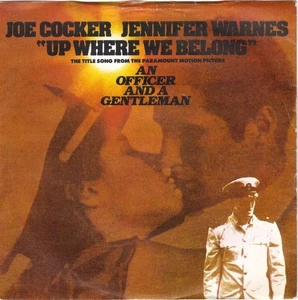 Joe Cocker, Jennifer Warnes – Up Where We Belong 7" Vinyl Rock Pop 1982 VG+/VG - Picture 1 of 5