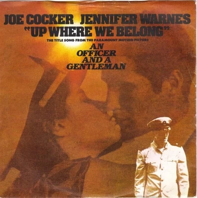 Joe Cocker, Jennifer Warnes – Up Where We Belong 7" Vinyl Rock Pop 1982 VG+/VG - Image 1 of 4