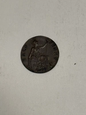 Great Britain 1929 half penny KM 837 - Image 1 of 2