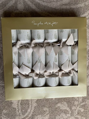 Sophie Allport Christmas Trees Crackers x 6 In Gift Box New Unopened - Image 1 of 3