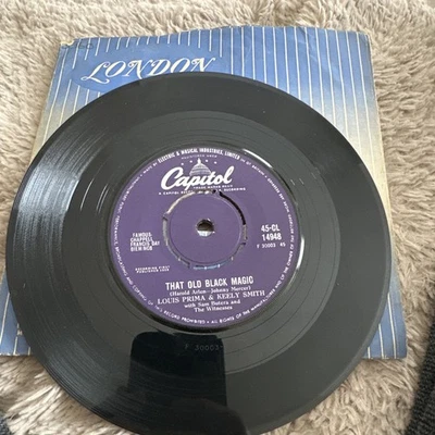 Louis Prima and Keely Smith That Old Black Magic / You Are My Love 7" 45 Vinyl - Image 1 of 2