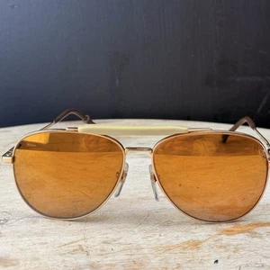 Vintage Nikon Aviator Sunglasses NK 4920-5 Marlboro Promotional Edition Yellow  - Picture 1 of 10