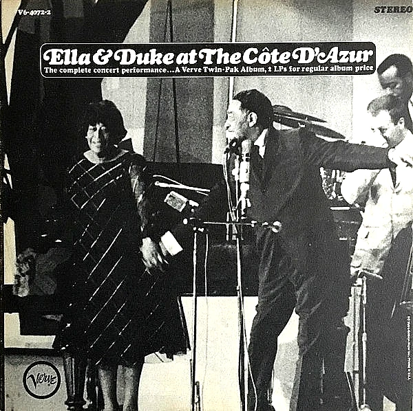 ELLA FITZGERALD & DUKE ELLINGTON "AT THE COTE D'AZUR" PREMIUM USED LP (VG+/EX) - Image 1 of 1