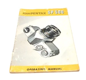 Asahi Pentax SP500 Vintage Operating Manual - English - Picture 1 of 2