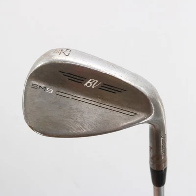 Titleist Vokey SM9 Brushed Steel Gap Wedge 52 Deg 52.12F Graphite RH S-155975 - Image 1 of 4