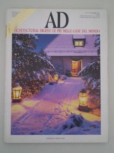 B957 AD ARCHITECTURAL DIGEST LE PIù BELLE CASE DEL MONDO N.199 DICEMBRE 1997  - Imagen 1 de 1