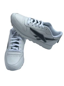 Reebok Classic Leather Sneakers Men's Size 6 White/ Black/ Silver FV6369 - Picture 1 of 7