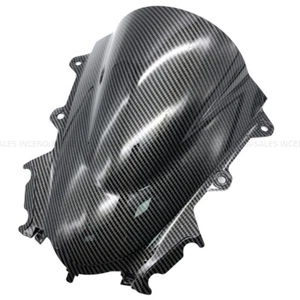 Yamaha YZF R125 Carbon Double Bubble Windscreen Windshield Screen 2019-2022 - Picture 1 of 2