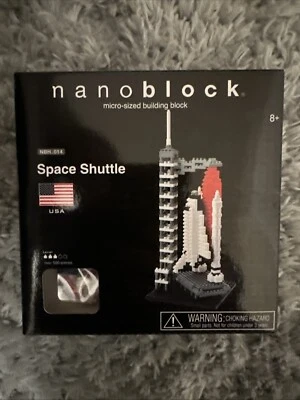 SPACE SHUTTLE USA NANOBLOCK MICRO SIZED BUILDING BLOCK NBH 014, NIB - Image 1 of 2