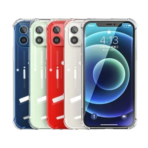 Silicone Transparent Phone Case For iPhone Air 14 13 12 Pro Max 17 16 15 11 7 SE - Picture 1 of 24