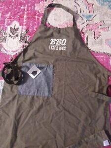 NEW NWT Apron from Target BBQ Like a Boss Mens Womens Unisex picnic chef fun
