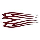 Tribal Pinstripe Flames, Vinyl Decal Sticker, Multiple Colors & Sizes #7406