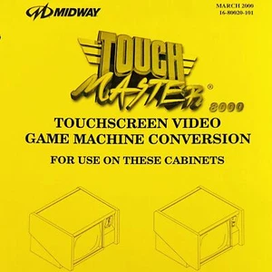 Midway Touchmaster 8000 Conversion Arcade Video Game Manual Schematics ORIGINAL - Picture 1 of 3