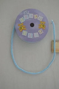 Cuerda - difusa - 1/8" con x 6' de largo - azul bebé con filamento iridiscente - Imagen 1 de 1