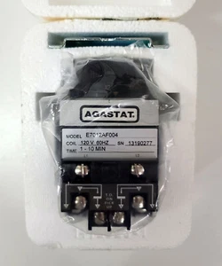 Relé de distribución TYCO AGASTAT E7012AF004 1-10 MIN. ~ Bobina 120V 60HZ~ NUEVO - Imagen 1 de 2