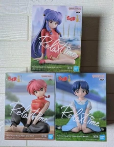 BANPRESTO Ranma 1/2 Relax time Ranma, Akane Tendo & Shampoo Figures Set of 3 F/S - Picture 1 of 6