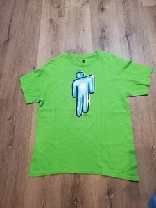 Billie Eilish World Tour Green Logo Short Sleeve T-Shirt Size XL - Picture 1 of 9