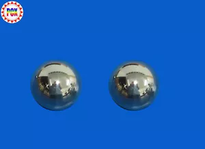 Dos alfileres de acero con acabado de espejo de 1-1/16" - Especificación OEM Pinball de acero - Imagen 1 de 2
