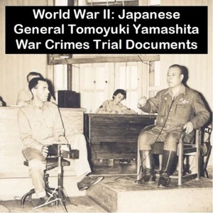 WWII: Japanese General Tomoyuki Yamashita War Crime Trial Documents USB Drive - Picture 1 of 7