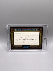 Travis Jackson 2005 Donruss Playoff Souvenir Cuts Auto #/50 W/ Mag