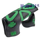 1pc Lucky Clover Embroidery Golf Blade Putter Head Cover with Magnetic Closure