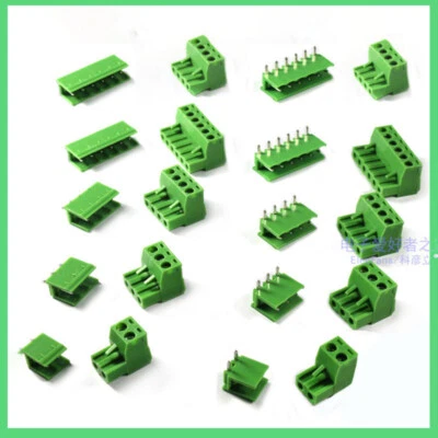 Green PCB Terminal Block Connector 5.08mm Pitch 2 3 4 5 6 7 8 10 11 12 PIN - Image 1 of 4