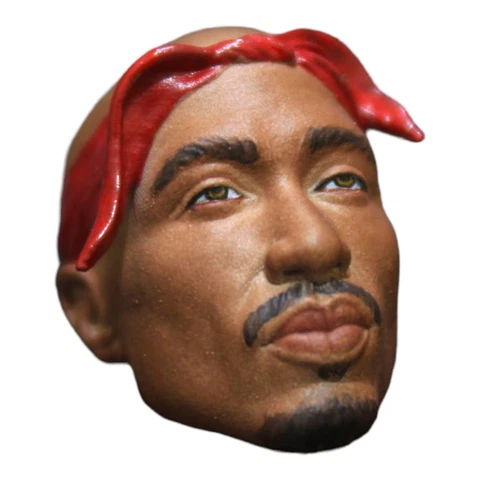 1/12 Custom Artist Rapper Tupac Shakur 2Pac Head Sculpt Cover