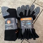 NWT Mens Shoe Size 6-12 Weatherproof 5 Pair Mens Outdoor Crew Socks Wool blend