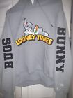 AMAZING Vintage Bugs Bunny Embroidered Looney Tunes Headgear Classics Hoodie S