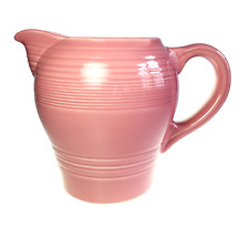 Sonoma Ceramic 64 oz Ringed Pattern Beverage Pitcher Pink Home Goods