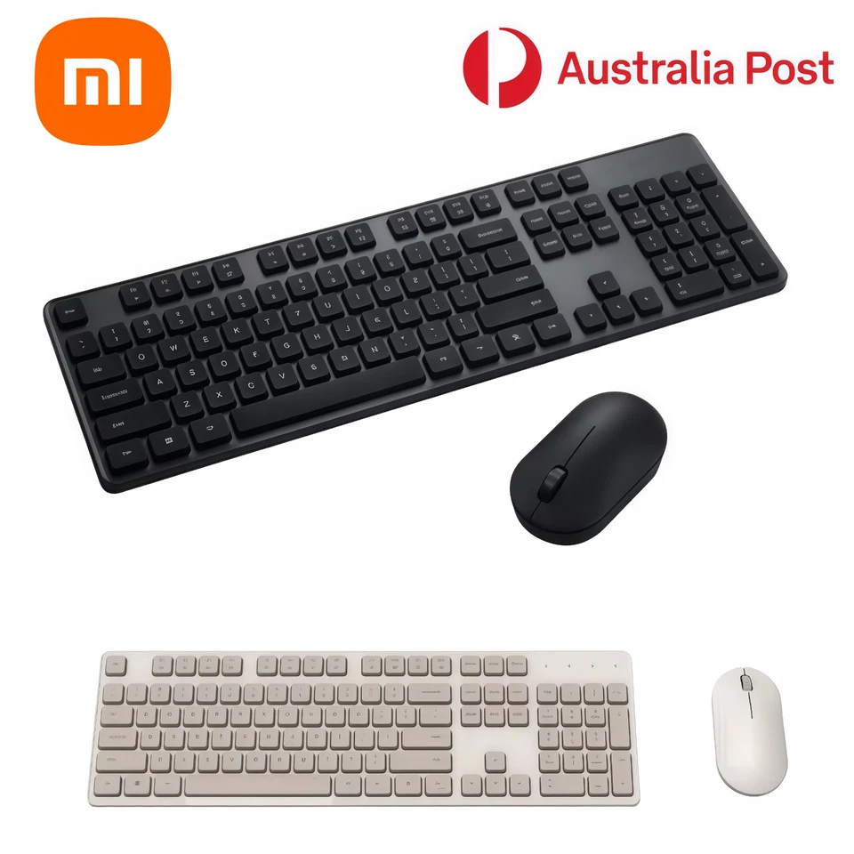 Xiaomi Keyboard Mouse Combo Set 2 Wireless Portable Laptop PC Gamer Ergonomic AU - Image 1 of 4