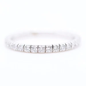 Wempe Memory Diamantring mit ca. 0,66 ct. Brillanten (VVS/G) in 18 KT. WG, RG 52 - Bild 1 von 8