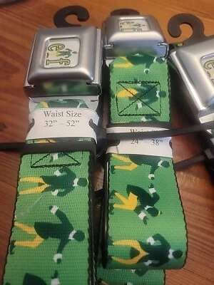 Cinturón de seguridad Buddy The Elf con hebilla NUEVO se adapta a tallas de cintura 24-38 Foto 1 de 3