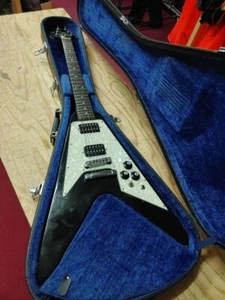 Vintage 1978 Greco FV-600 Flying V Custom | Made in Japan | Mirror Plate Mod - Picture 1 of 10