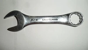 USA Craftsman  5/8 Inch Stubby Short Combo WRENCH 44107 BIN FREE SHIPPING - Picture 1 of 6
