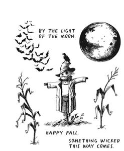Tim Holtz Cling Stamps 7x8.5" - THE SCARECOW CMS451 Stampers Anonymous - Bild 1 von 1