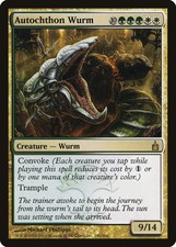 Autochthon Wurm Ravnica: City of Guilds HEAVILY PLD Rare CARD ABUGames